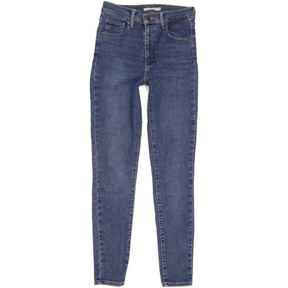 Levi's Mile High Rise Blue Skinny Slim Stretch Jeans High Waisted W29 L30