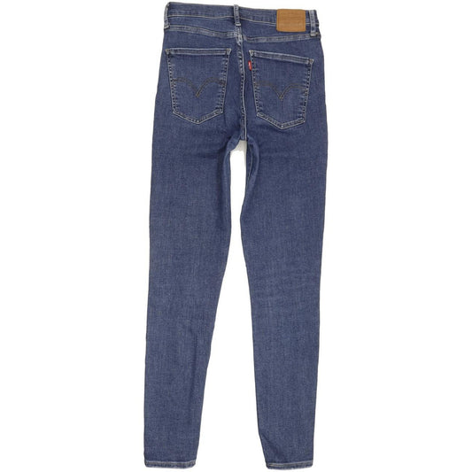 Levi's Mile High Rise Blue Skinny Slim Stretch Jeans High Waisted W29 L30
