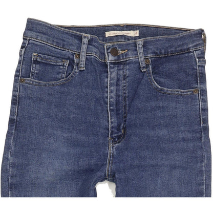 Levi's Mile High Rise Blue Skinny Slim Stretch Jeans High Waisted W29 L30