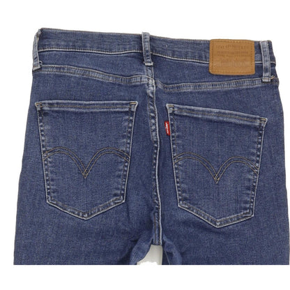 Levi's Mile High Rise Blue Skinny Slim Stretch Jeans High Waisted W29 L30