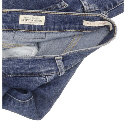 Levi's Mile High Rise Blue Skinny Slim Stretch Jeans High Waisted W29 L30