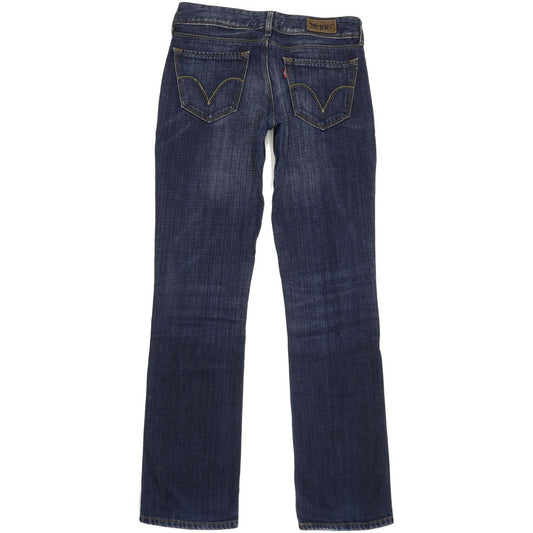 Levi's 470 Women Blue Straight Slim Jeans W28 L32