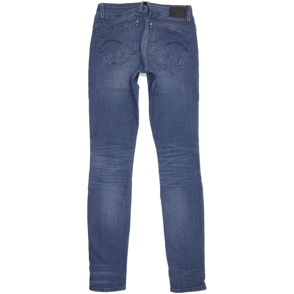 G-Star Lynn Mid Women Blue Skinny Slim Jeans W28 L32