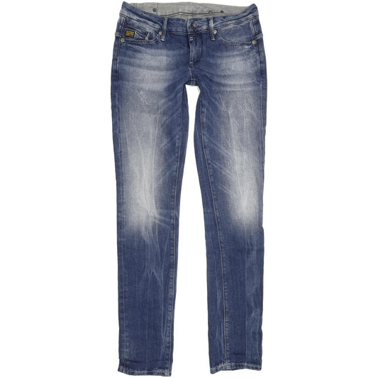 G-Star Midge Women Blue Skinny Slim Stretch Jeans W29 L34