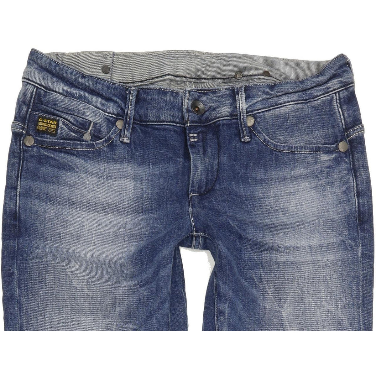 G-Star Midge Women Blue Skinny Slim Stretch Jeans W29 L34