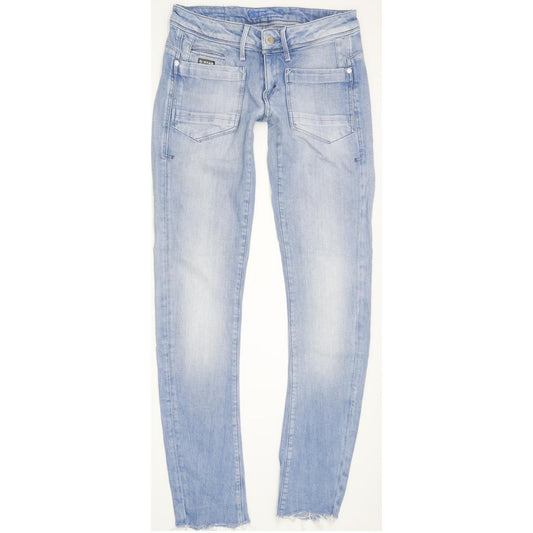 G-Star Low T Women Blue Skinny Slim Stretch Jeans W27 L32