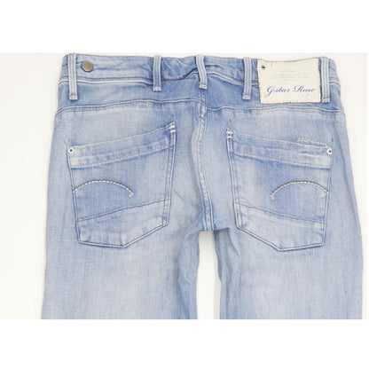 G-Star Low T Women Blue Skinny Slim Stretch Jeans W27 L32