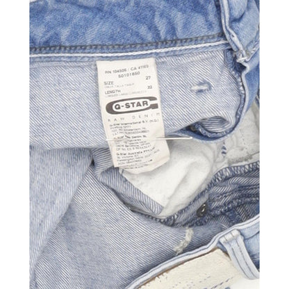 G-Star Low T Women Blue Skinny Slim Stretch Jeans W27 L32