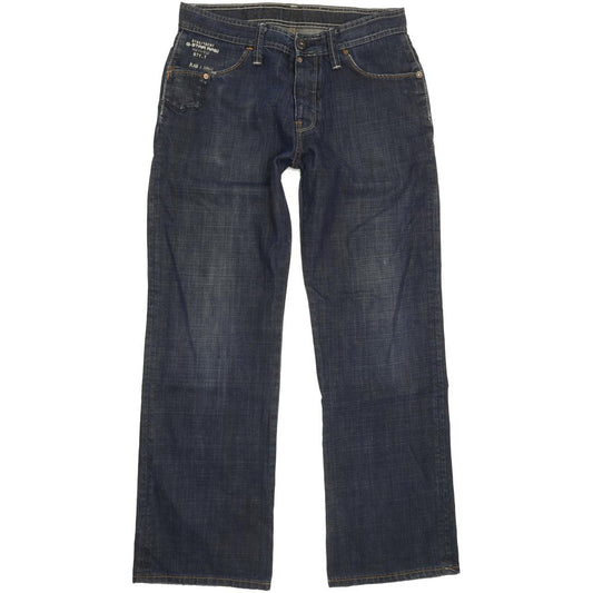 G-Star Locker Men Blue Straight Regular Jeans W33 L31