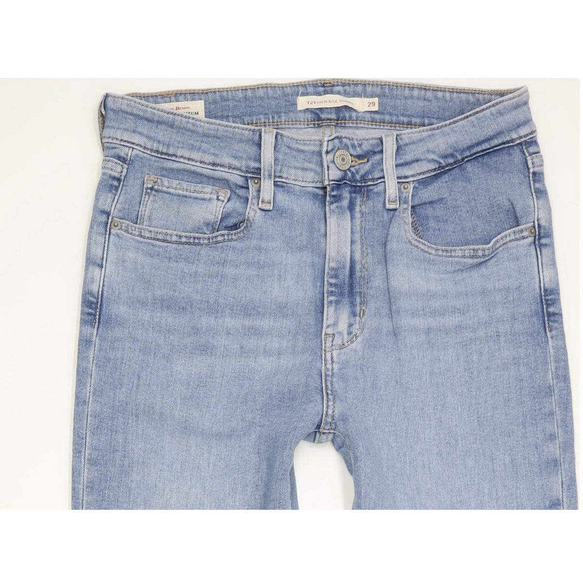 Levi's 721 Women Blue Skinny Slim Stretch Jeans W29 L31