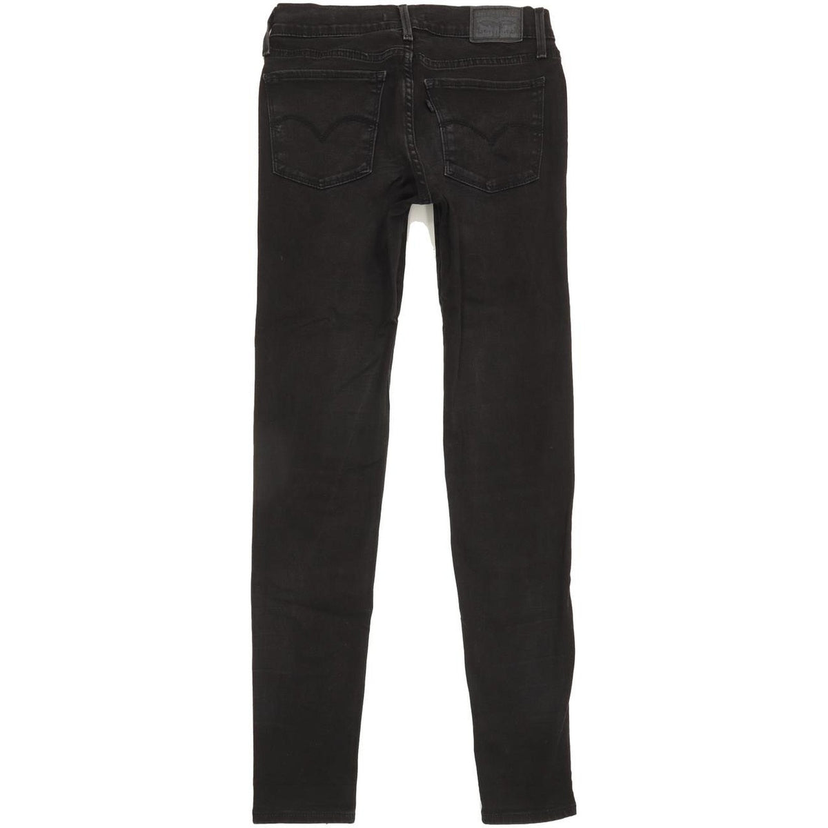 Levi's 710 Filiforme Women Black Skinny Slim Stretch Jeans W27 L30