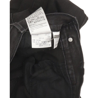 Levi's 710 Filiforme Women Black Skinny Slim Stretch Jeans W27 L30