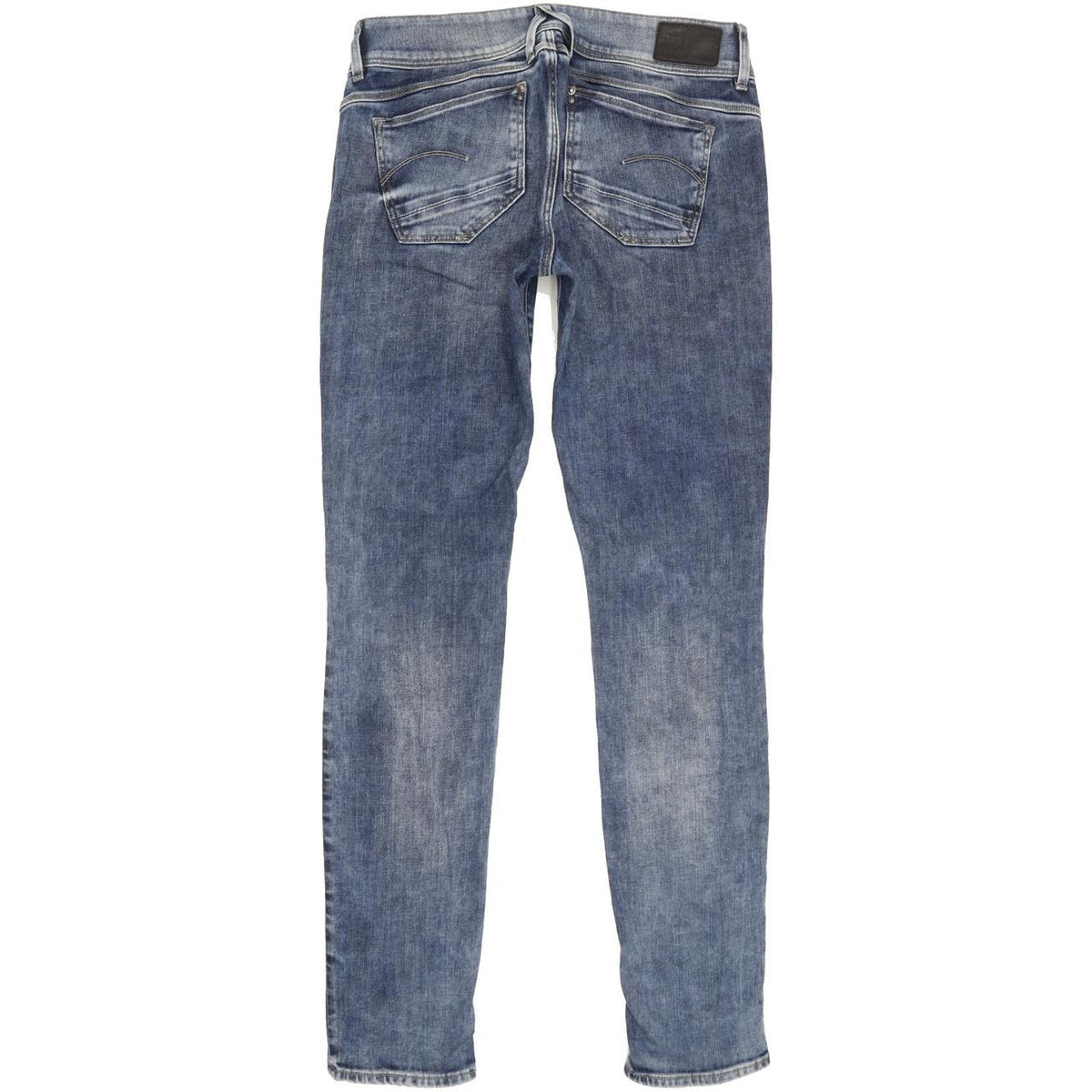 G-Star Lynn Mid Women Blue Skinny Slim Stretch Jeans W28 L32