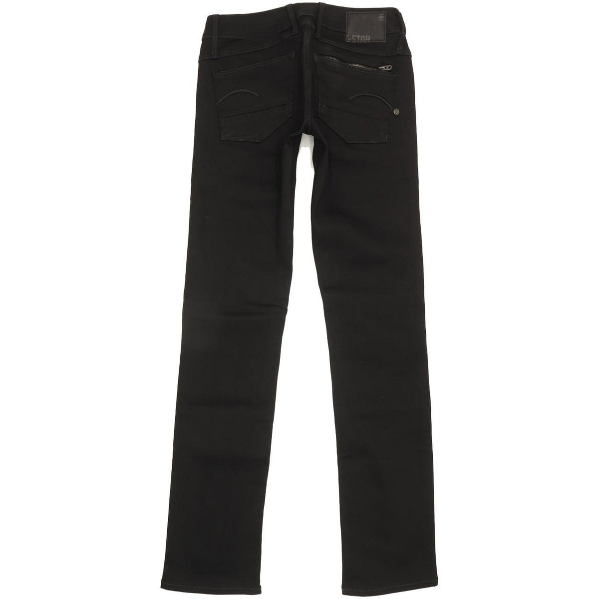 G-Star Attacc Women Black Straight Slim Stretch Jeans W28 L32