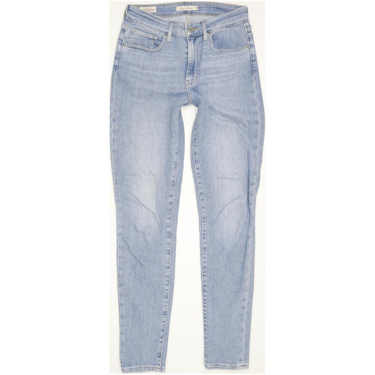 Levi's 721 Women Blue Skinny Slim Stretch Jeans W28 L30