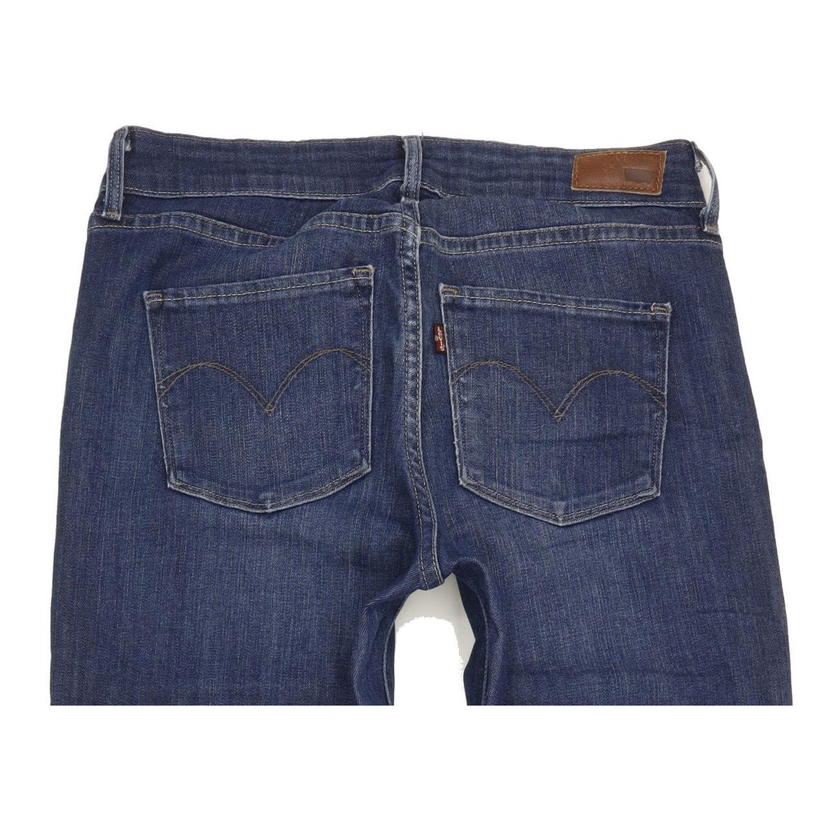 Levi's Demi Curve Women Blue Straight Slim Stretch Jeans W28 L34