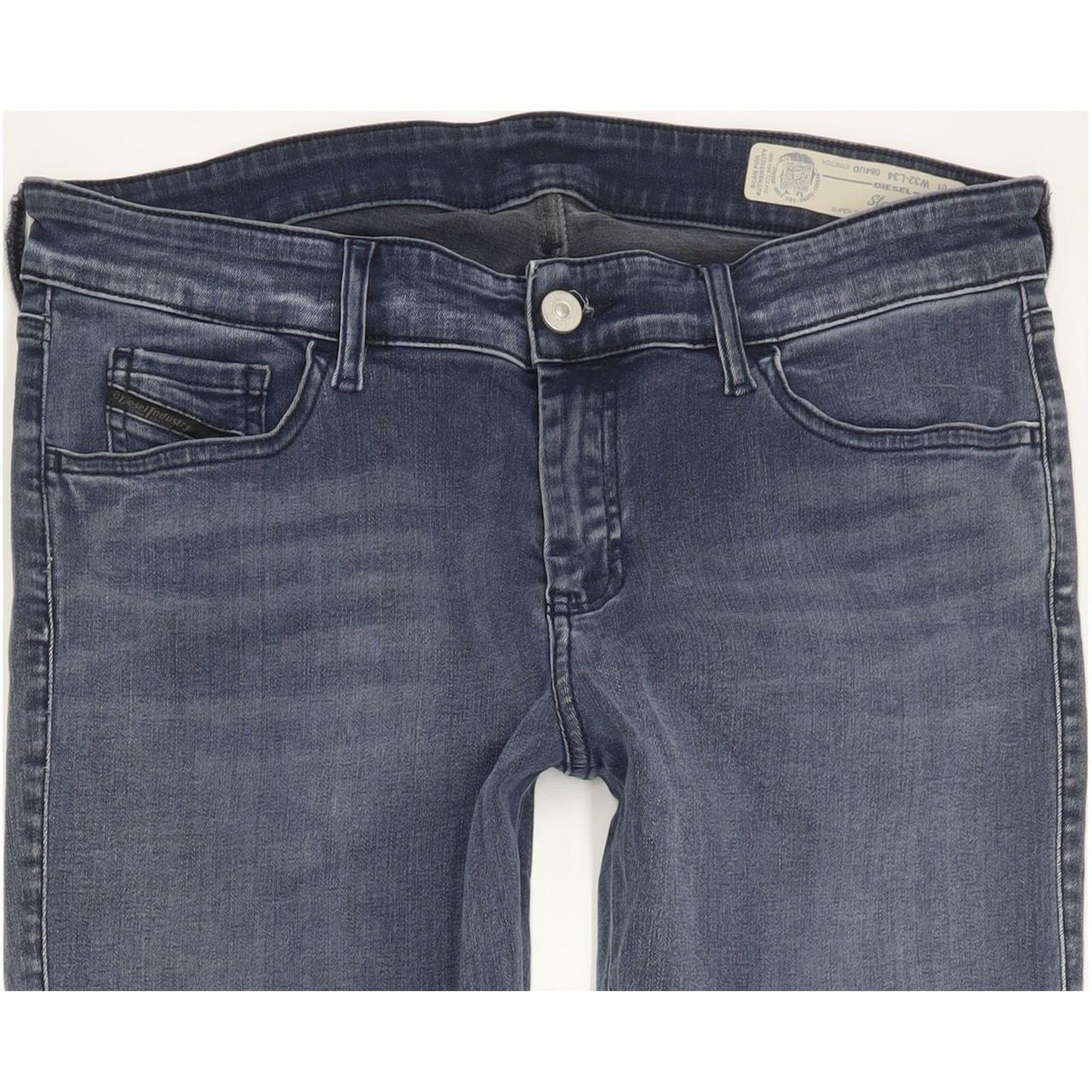 Diesel Slandy 084UD Women Blue Skinny Slim Stretch Jeans W32 L31