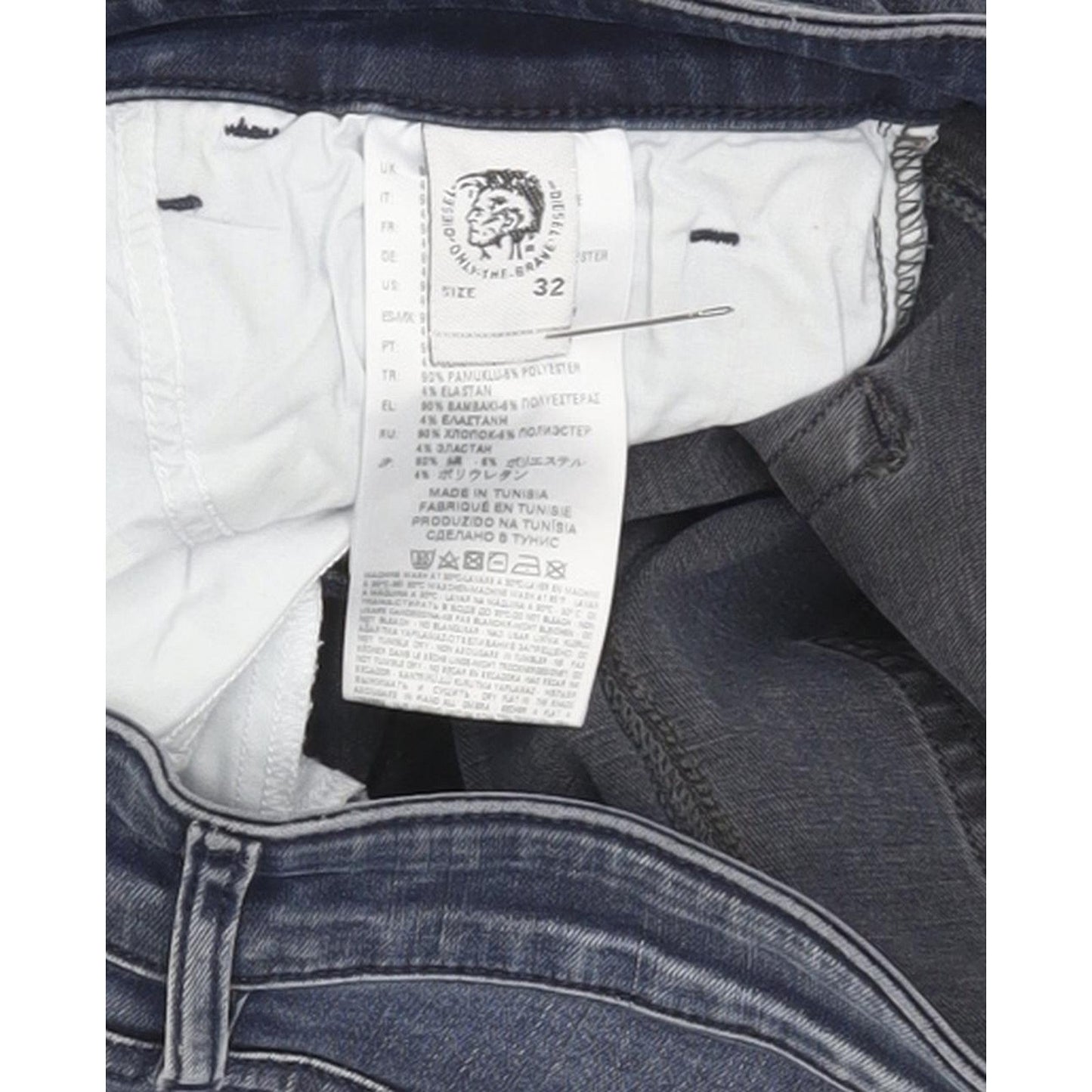 Diesel Slandy 084UD Women Blue Skinny Slim Stretch Jeans W32 L31