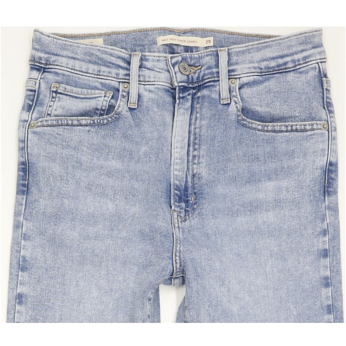 Levi's Mile Blue Skinny Slim Stretch Jeans High Waisted W29 L32