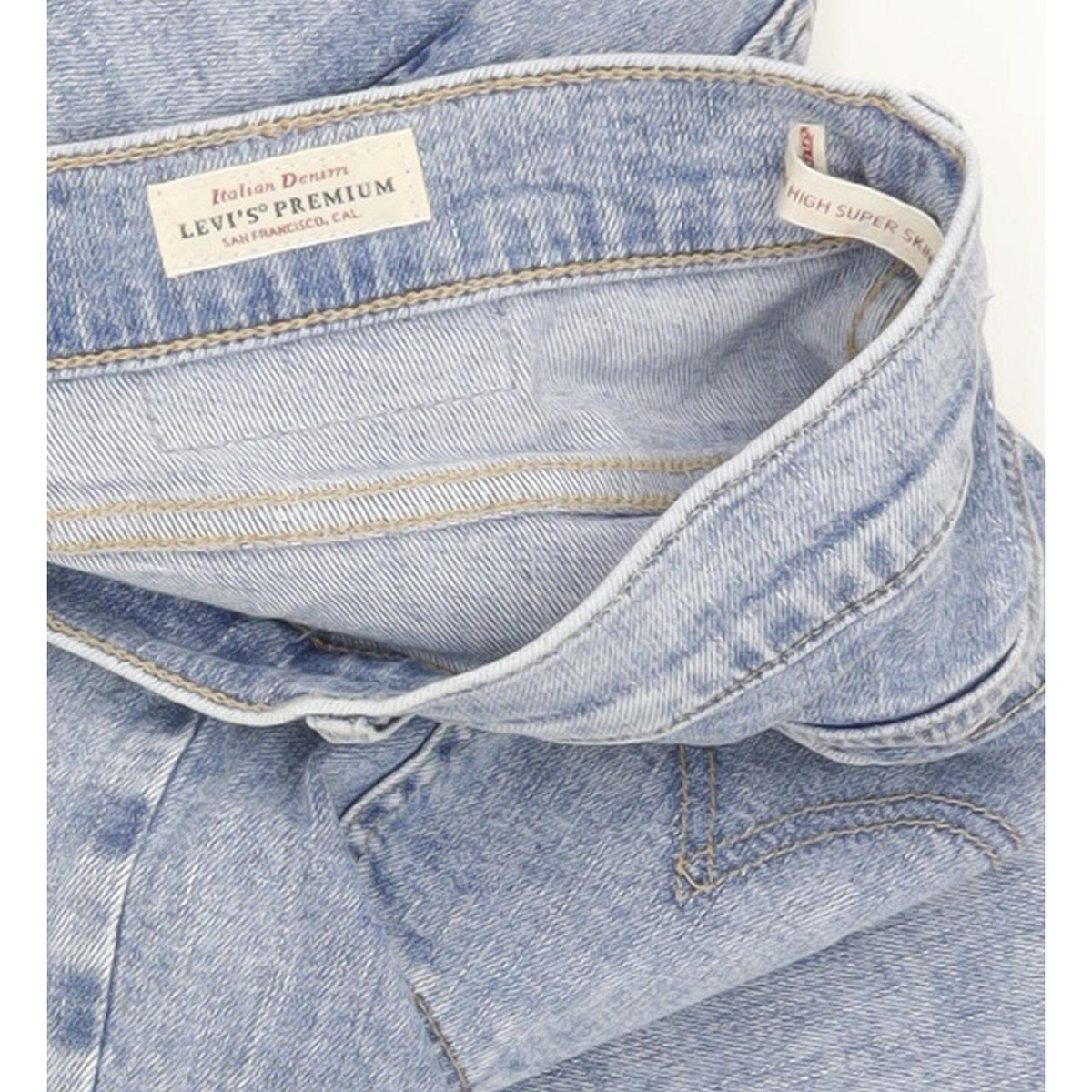 Levi's Mile Blue Skinny Slim Stretch Jeans High Waisted W29 L32
