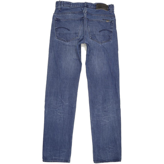 G-Star 3301 Men Blue Straight Regular Jeans W32 L34