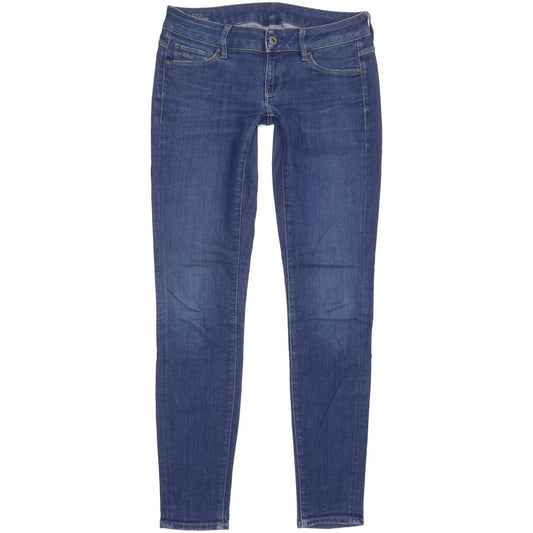 G-Star 3301 Low Women Blue Skinny Slim Stretch Jeans W26 L30