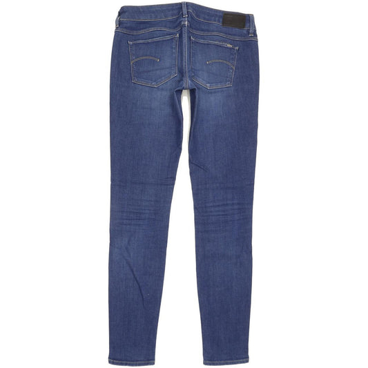 G-Star 3301 Low Women Blue Skinny Slim Stretch Jeans W26 L30