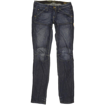 G-Star Elwood Heritage Women Blue Straight Slim Jeans W28 L33