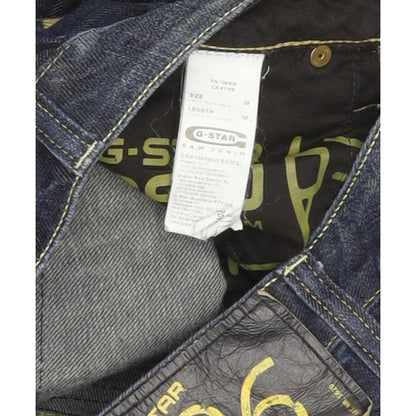 G-Star Elwood Heritage Women Blue Straight Slim Jeans W28 L33