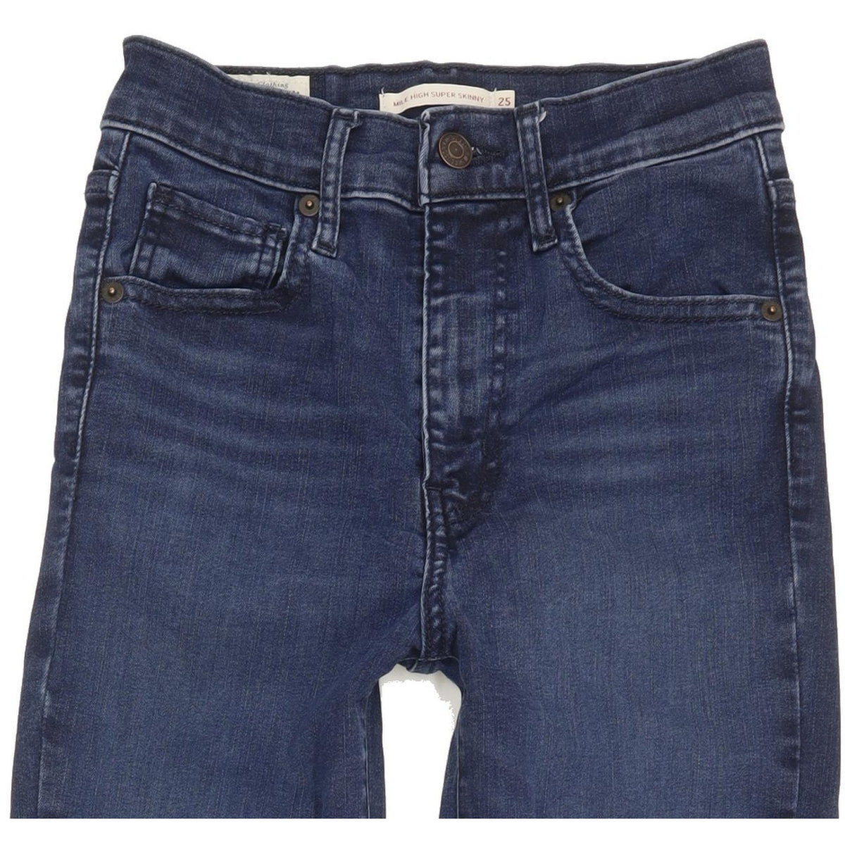 Levi's Mile Women Blue Skinny Slim Stretch Jeans W25 L28
