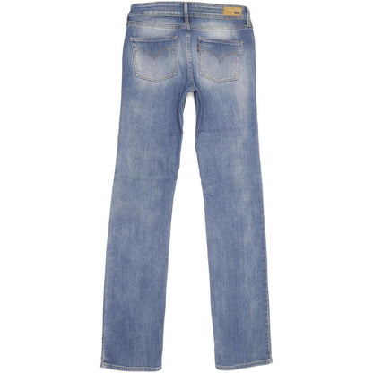 Levi's Slight Curve Women Blue Straight Slim Stretch Jeans W27 L34