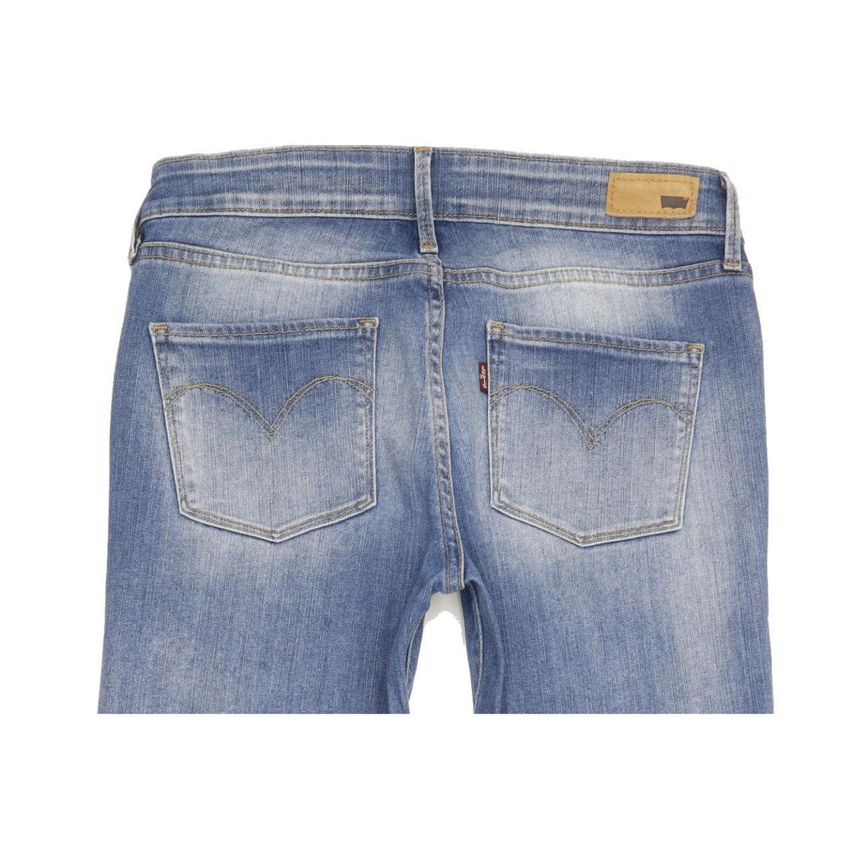 Levi's Slight Curve Women Blue Straight Slim Stretch Jeans W27 L34