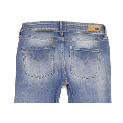 Levi's Slight Curve Women Blue Straight Slim Stretch Jeans W27 L34