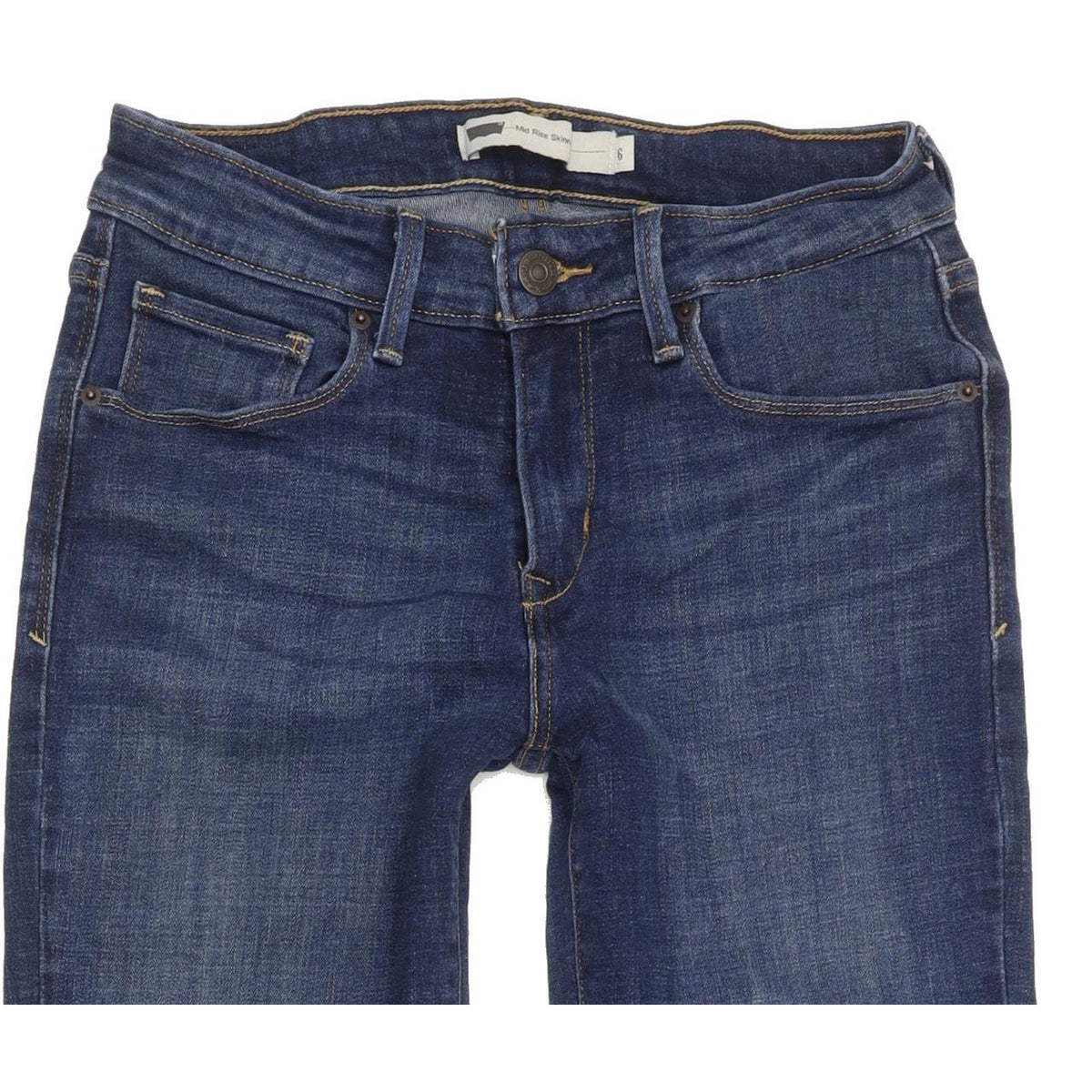Levi's Women Blue Skinny Slim Stretch Jeans W28 L31