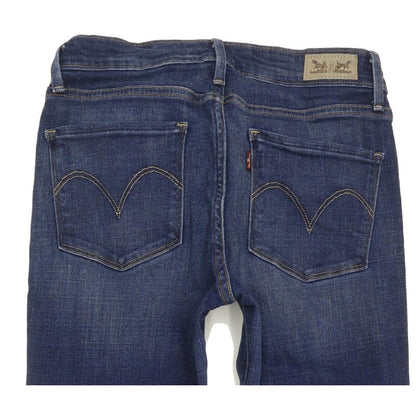 Levi's Women Blue Skinny Slim Stretch Jeans W28 L31
