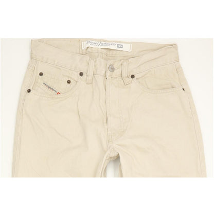 Diesel Cheyenne Men Beige Straight Regular Jeans W30 L31