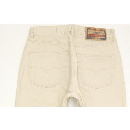 Diesel Cheyenne Men Beige Straight Regular Jeans W30 L31