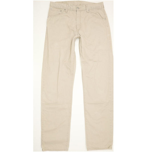 Levi's 521 Men Beige Straight Regular Jeans W33 L34