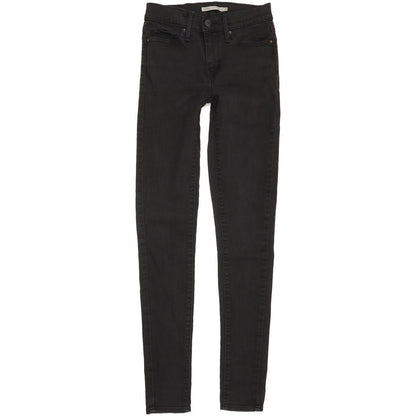 Levi's Slimming Women Black Skinny Slim Stretch Jeans W25 L31