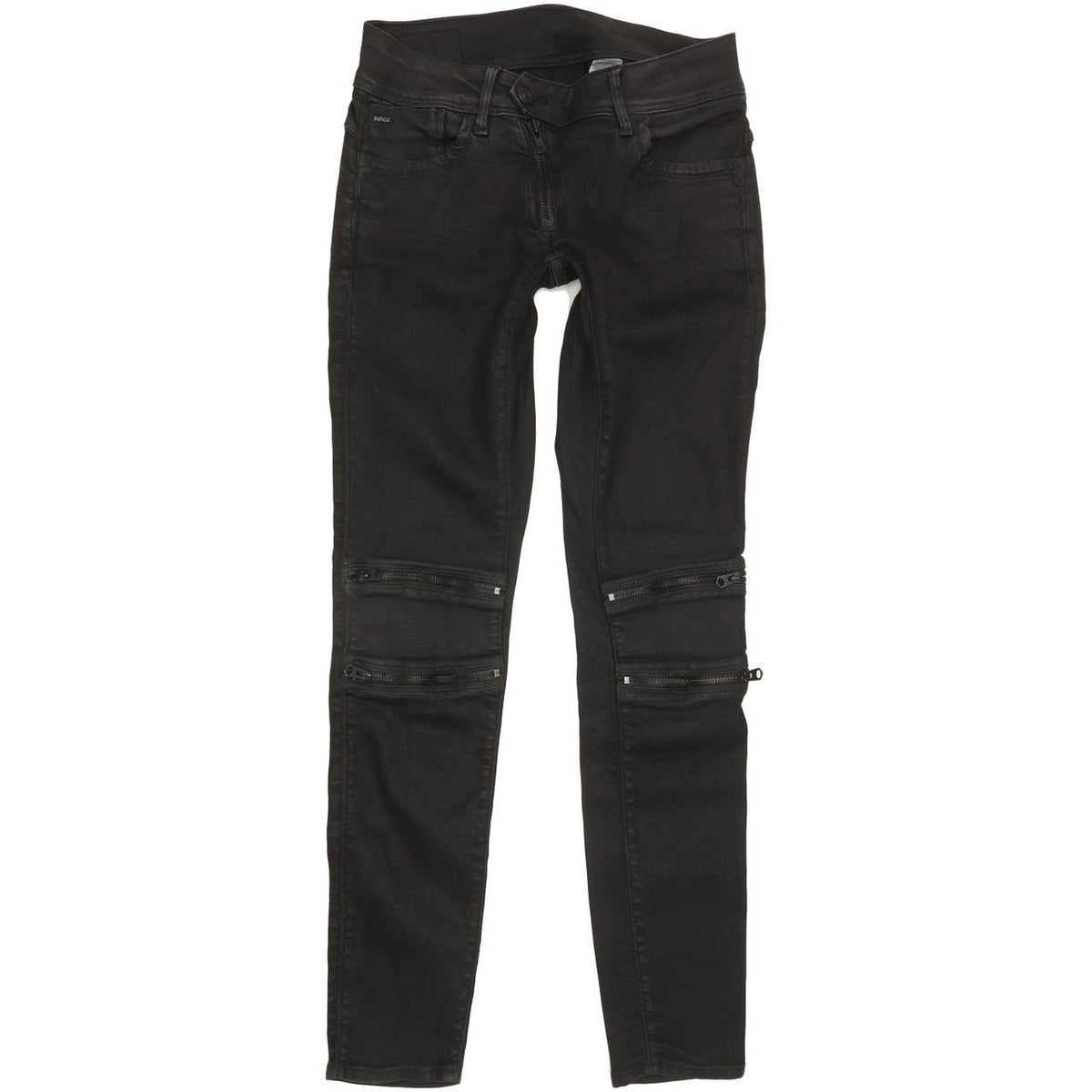 G-Star Lynn Custom Women Black Skinny Slim Stretch Jeans W29 L32