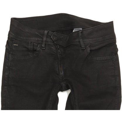 G-Star Lynn Custom Women Black Skinny Slim Stretch Jeans W29 L32
