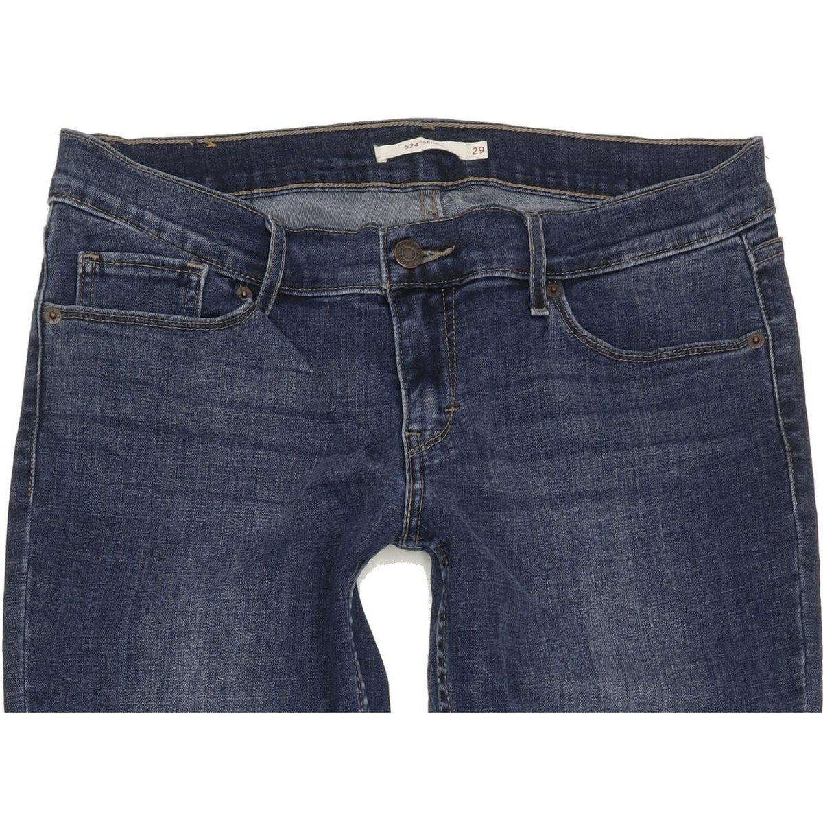 Levi's 524 Women Blue Skinny Slim Stretch Jeans W30 L32