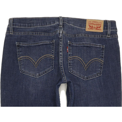 Levi's 524 Women Blue Skinny Slim Stretch Jeans W30 L32