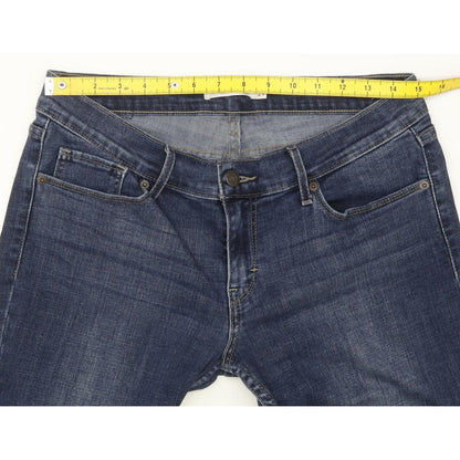 Levi's 524 Women Blue Skinny Slim Stretch Jeans W30 L32