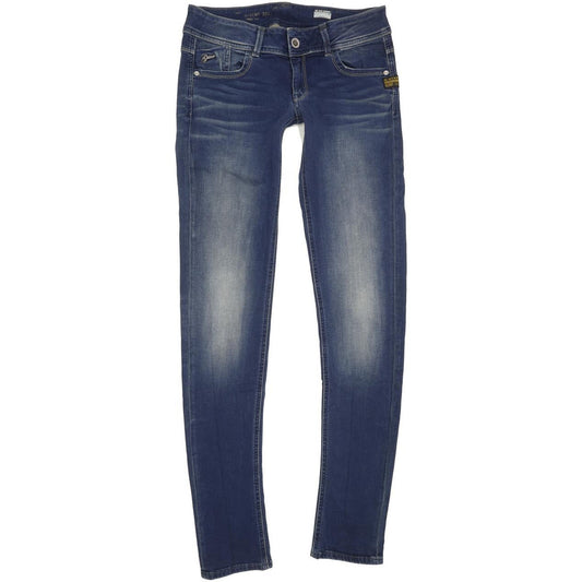 G-Star Lynn Women Blue Skinny Slim Stretch Jeans W30 L35