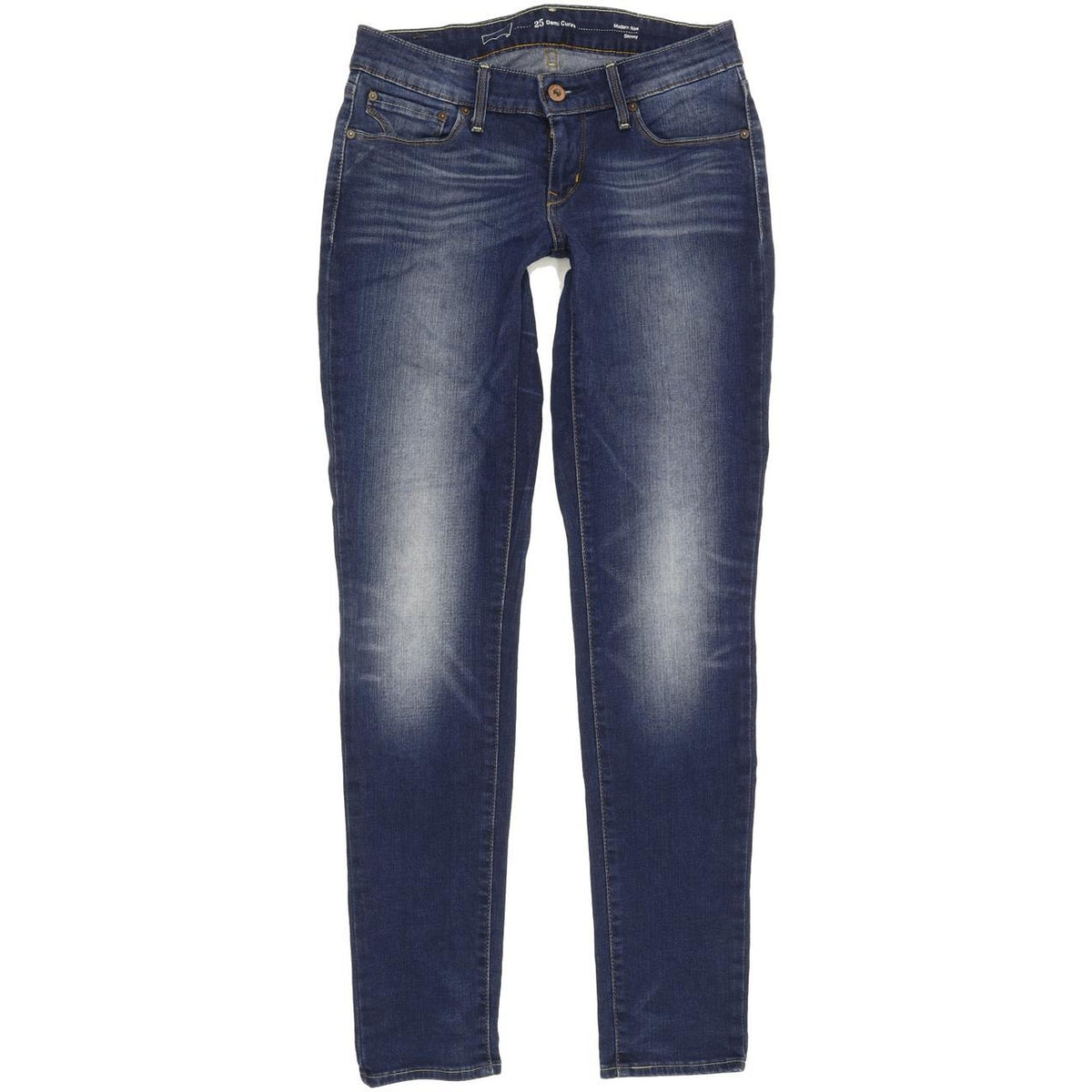 Levi's Demi Curve Women Blue Skinny Slim Stretch Jeans W25 L30