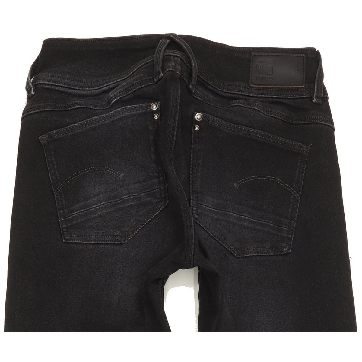 G-Star Lynn Mid Women Black Skinny Slim Jeans W27 L33