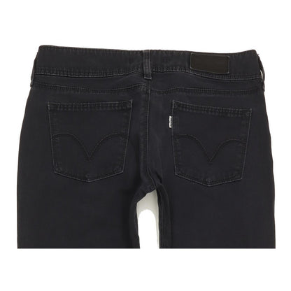 Levi's 473 Women Black Skinny Slim Stretch Jeans W30 L34