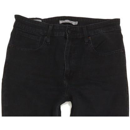 Levi's 721 Black Skinny Slim Stretch Jeans High Waisted W30 L30