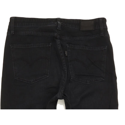 Levi's 721 Black Skinny Slim Stretch Jeans High Waisted W30 L30